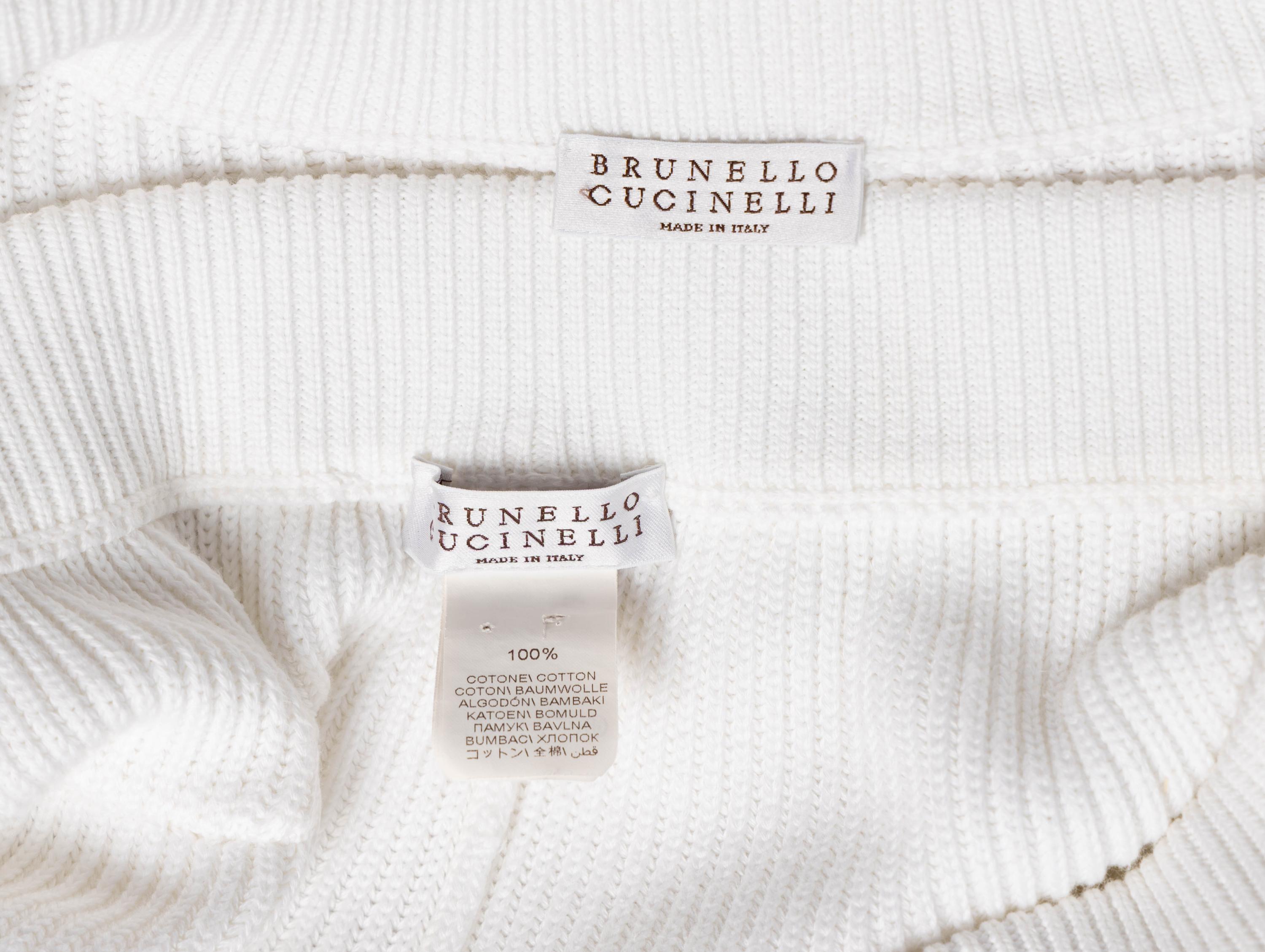 Brunello Cucinelli, Knit Jacket & Pant Ensemble