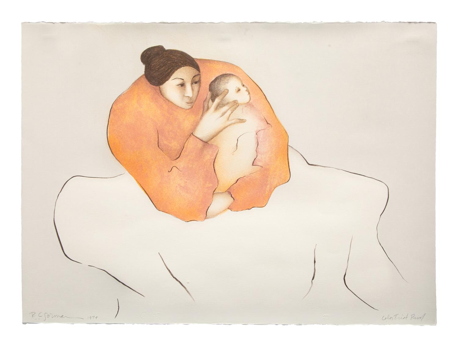 Mother and Child, Color Trial Proof