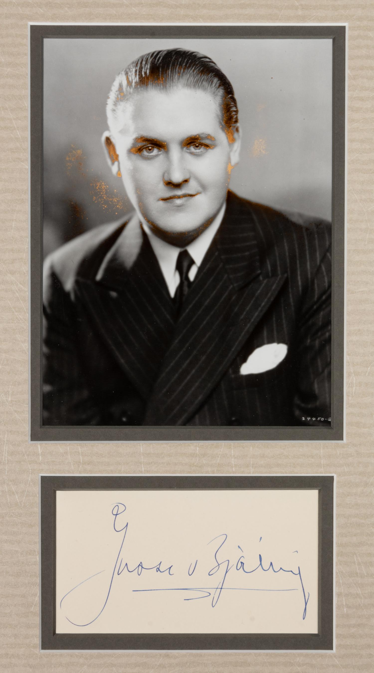 BJÖRLING, Jussi (1911-1960). Signature on card (“Jussi Björling”), n.d.