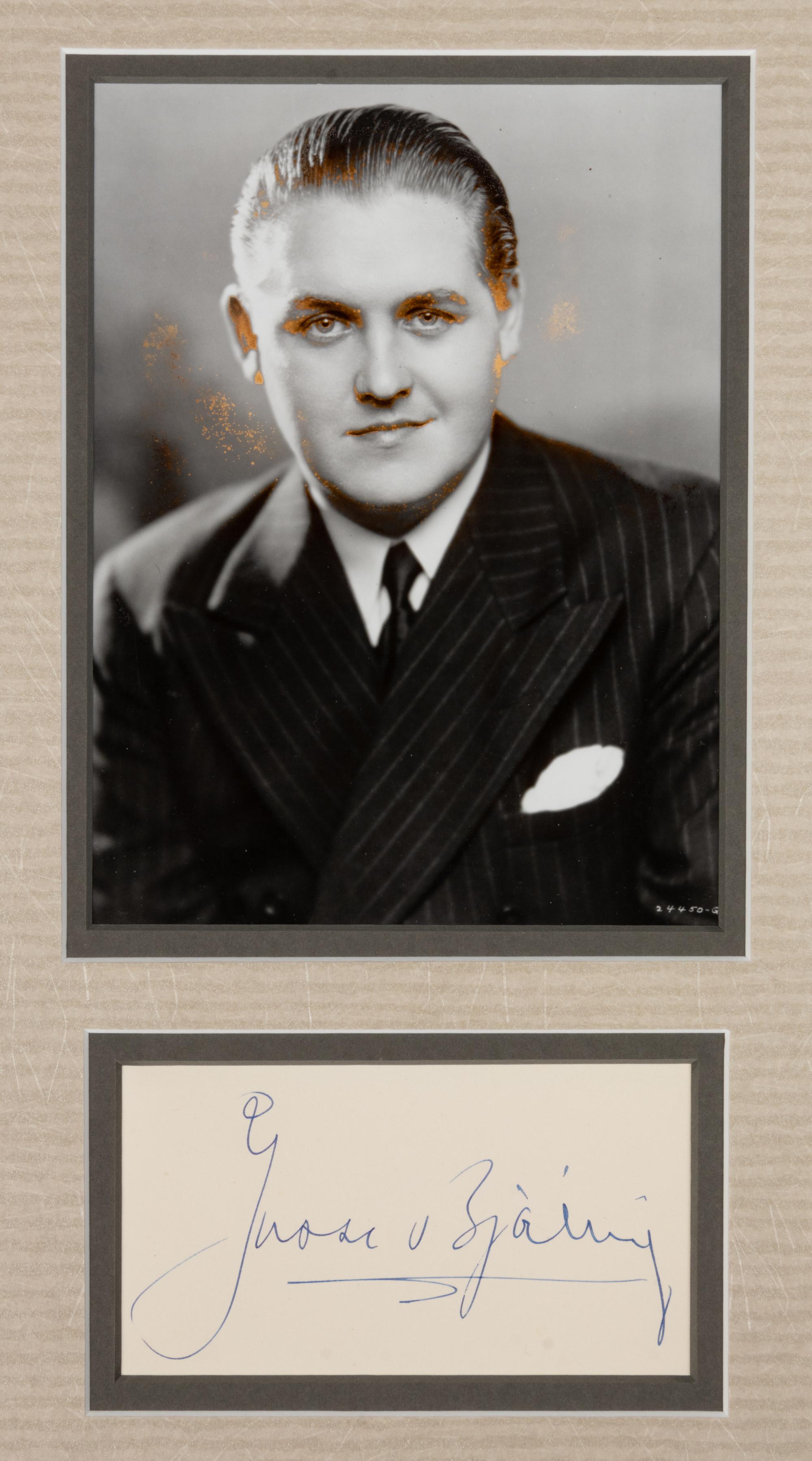 BJÖRLING, Jussi (1911-1960). Signature on card (“Jussi Björling”), n.d.