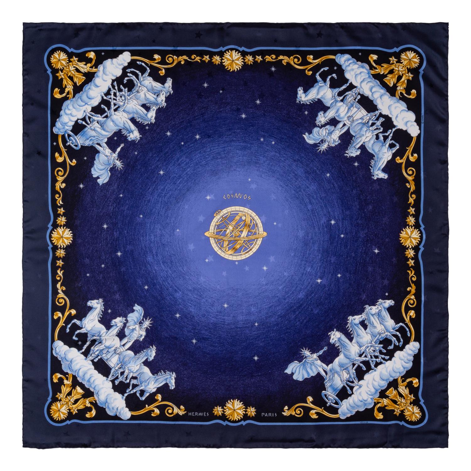 A Group of Three Hermès Scarves
