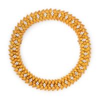 CONVERTIBLE YELLOW GOLD AND DIAMOND NECKLACE