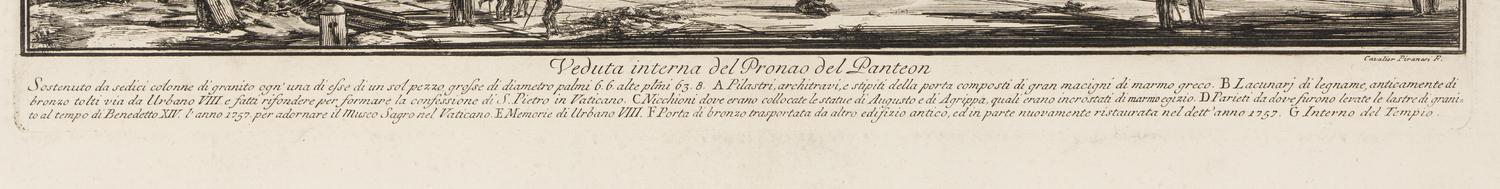 Six Piranesi Prints