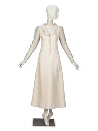 Galanos, Pleated-Sleeve & Whipcord Dress