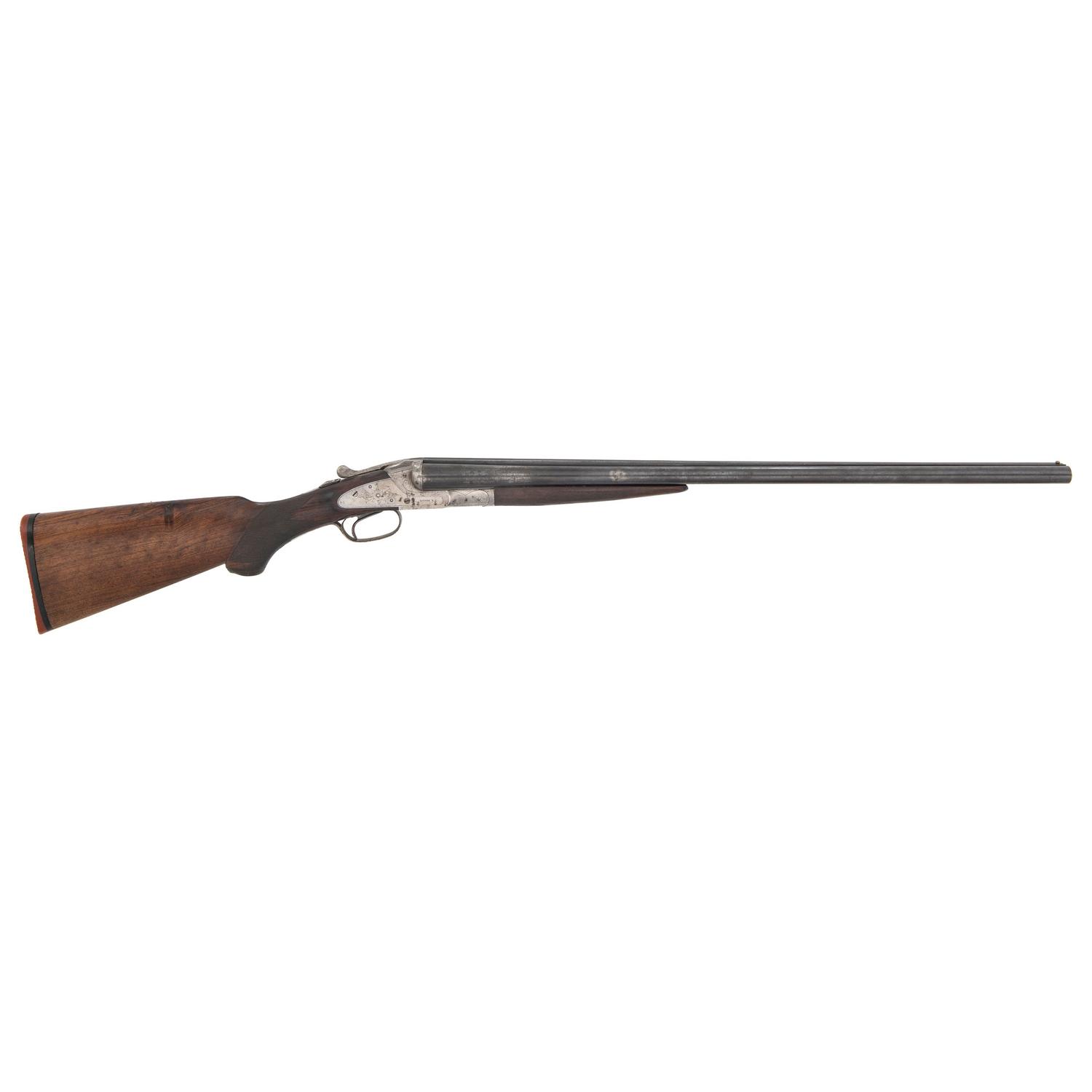 **Baker Gun Co. Batavia SxS Hammerless Shotgun with Krupp Steel Barrels