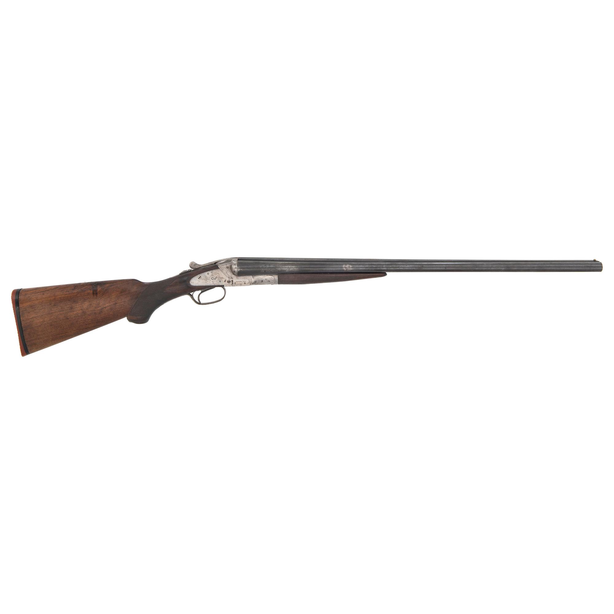 **Baker Gun Co. Batavia SxS Hammerless Shotgun with Krupp Steel Barrels