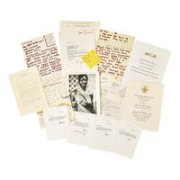 [Americana] Large Collection of Miscellaneous Autographs and Ephemera