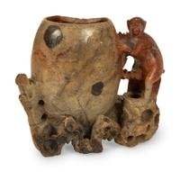 Three Chinese Hardstone Articles