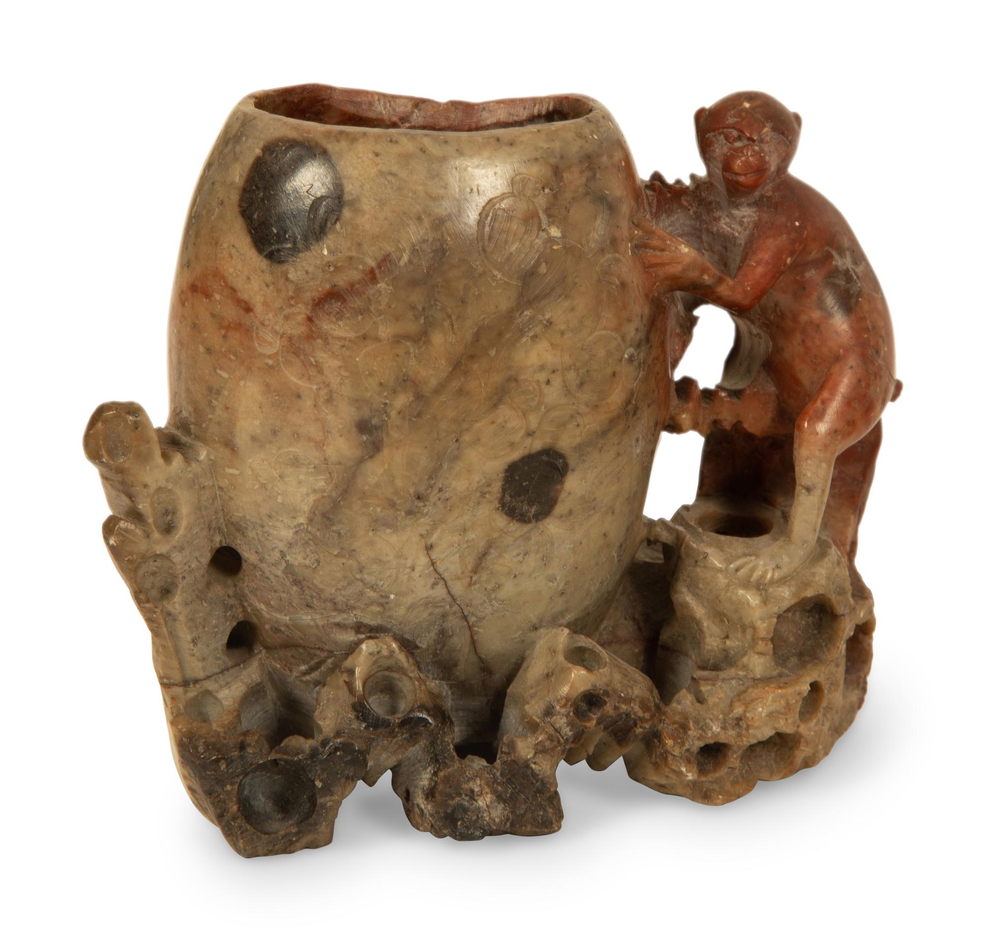 Three Chinese Hardstone Articles