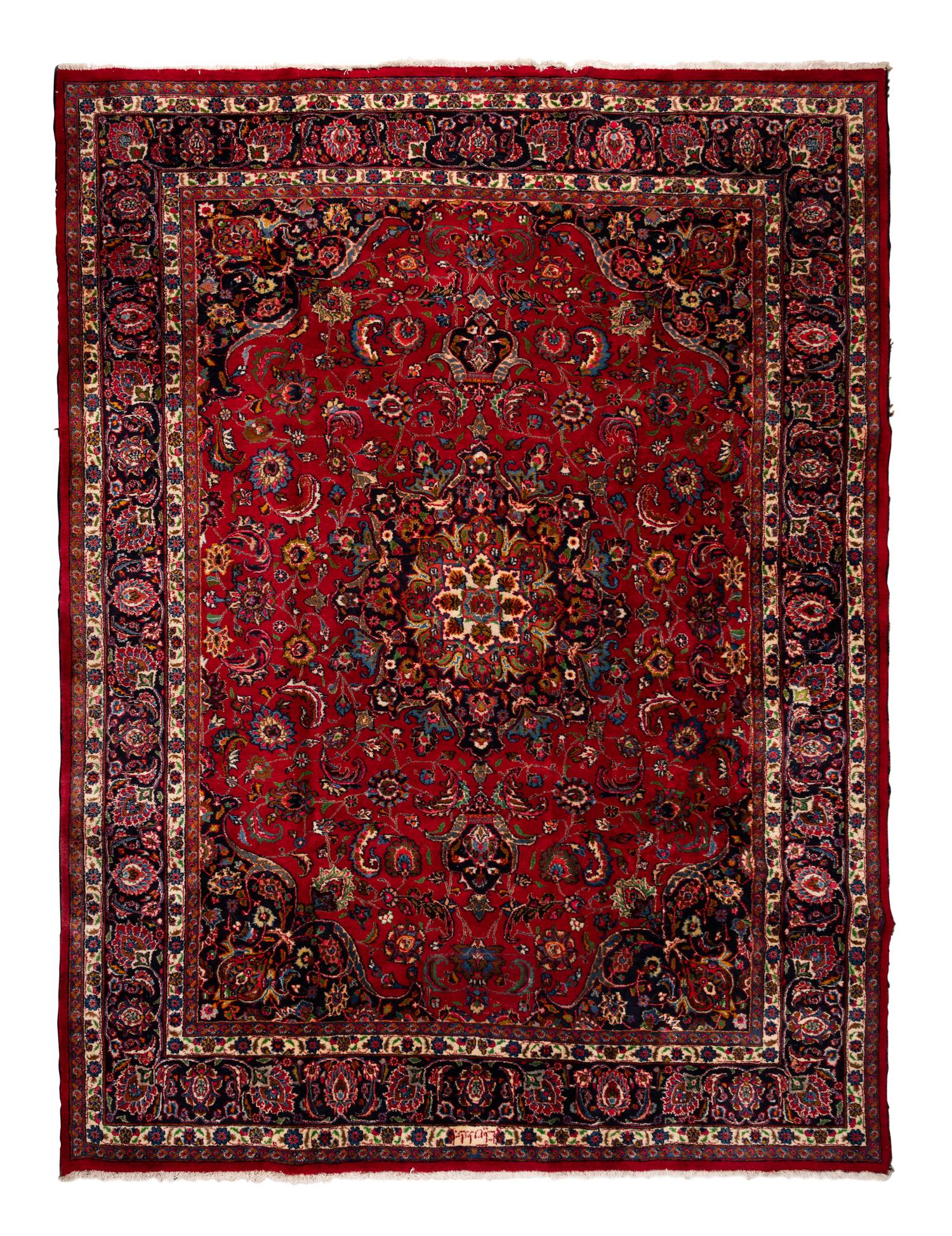 A Kashan Wool Rug