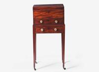 DUPLICATE F427 A Federal mahogany writing chest-on-stand, circa 1800