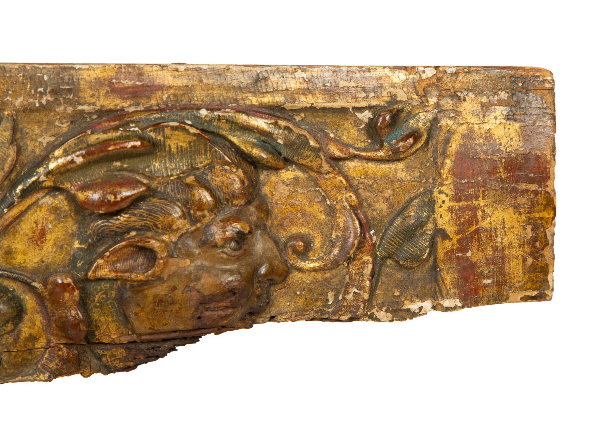 An Italian Giltwood Wall Ornament