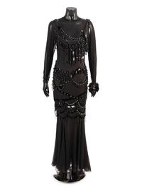 Christian Dior Haute Couture Dress with Matching Bracelet, 1980s