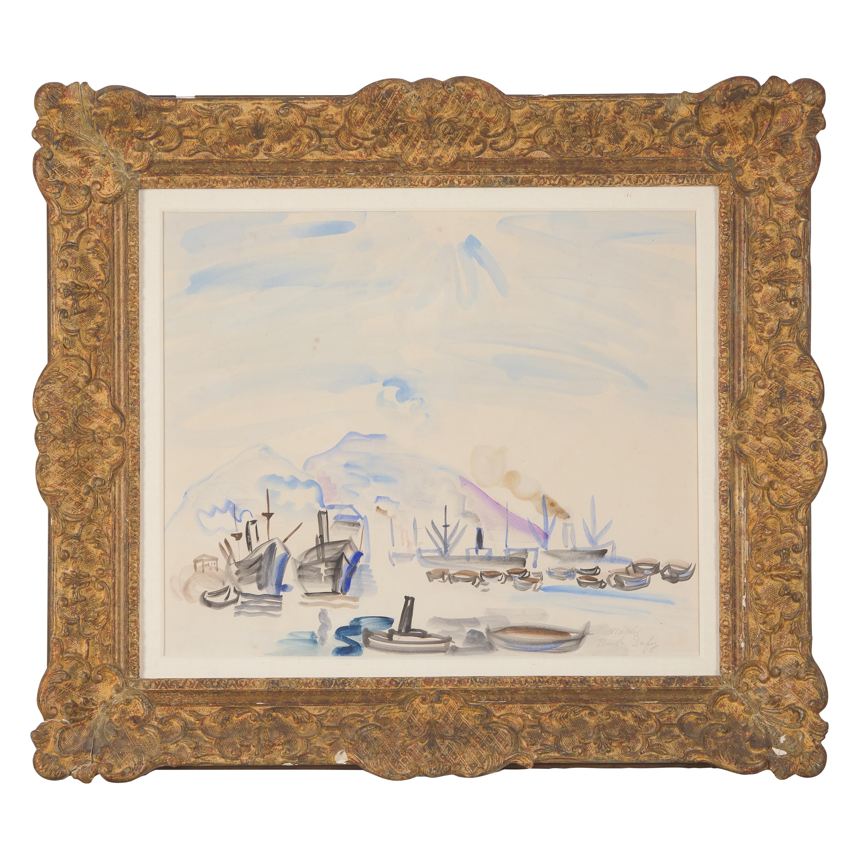 Raoul Dufy (French, 1877-1953) — Vue de Naples , 1920s