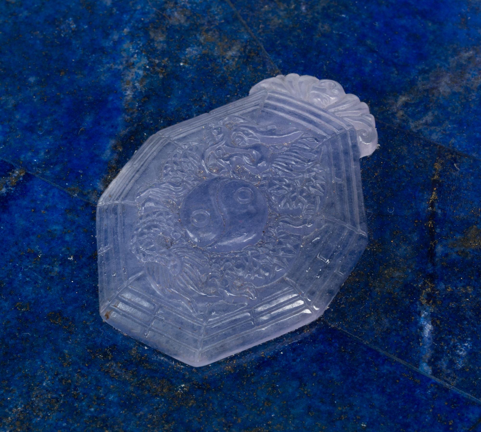 Four Lapis Lazuli Table Boxes