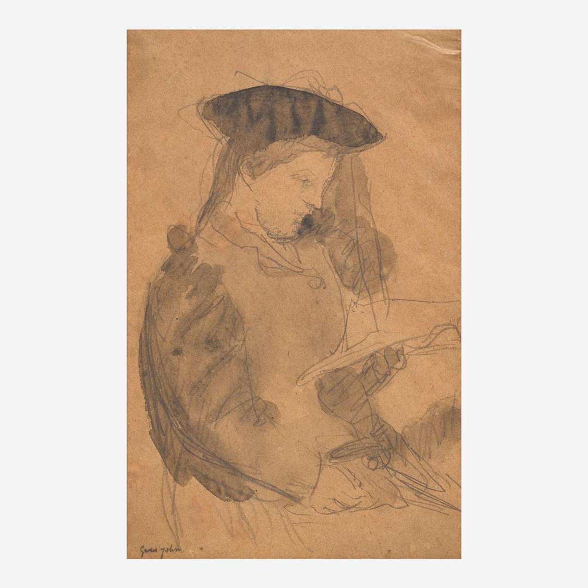 Gwen John (British, 1876–1939) Study of a Girl Reading