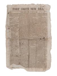 [CIVIL WAR]. 11th U.S. Colored Troops archive, Fort Smith, Arkansas.