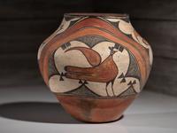 Zia Four-Color Pottery Olla