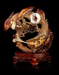 A Chinese Carnelian Agate Carving