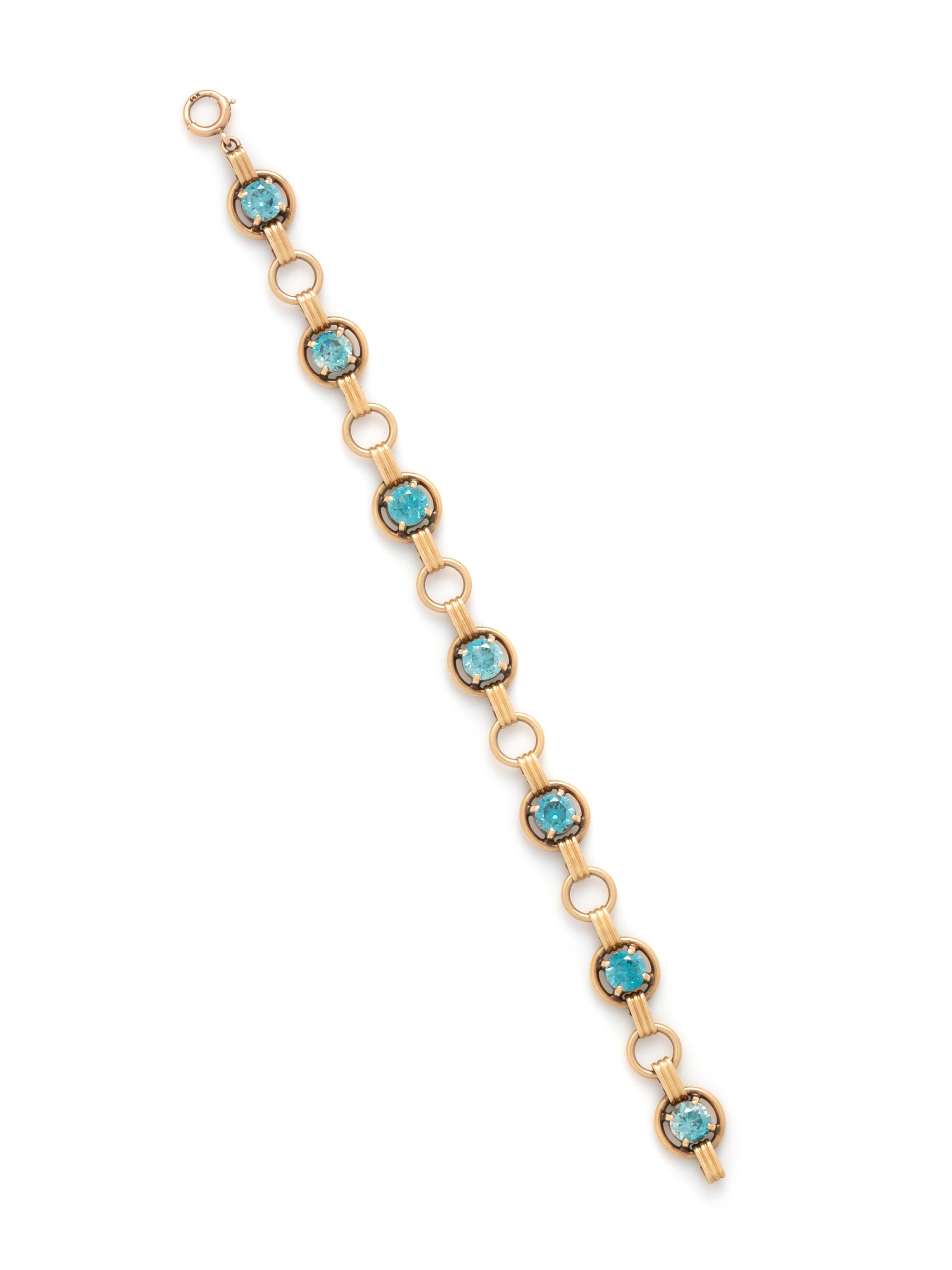 RETRO, BLUE ZIRCON BRACELET