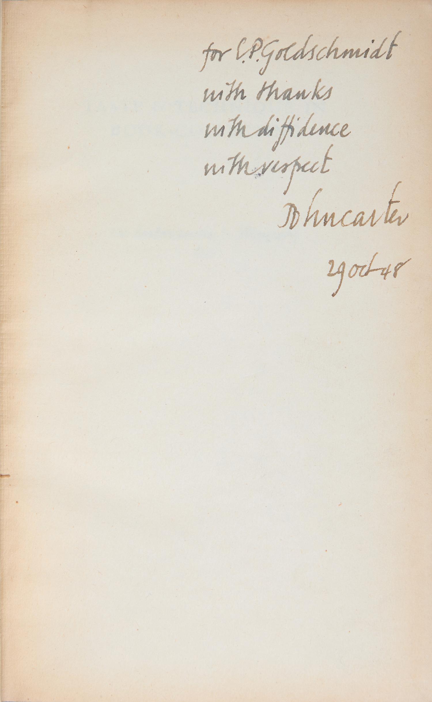 [Books on Books] Group of 3 Works from the Library of Book Collector Ernest P. Goldschmidt