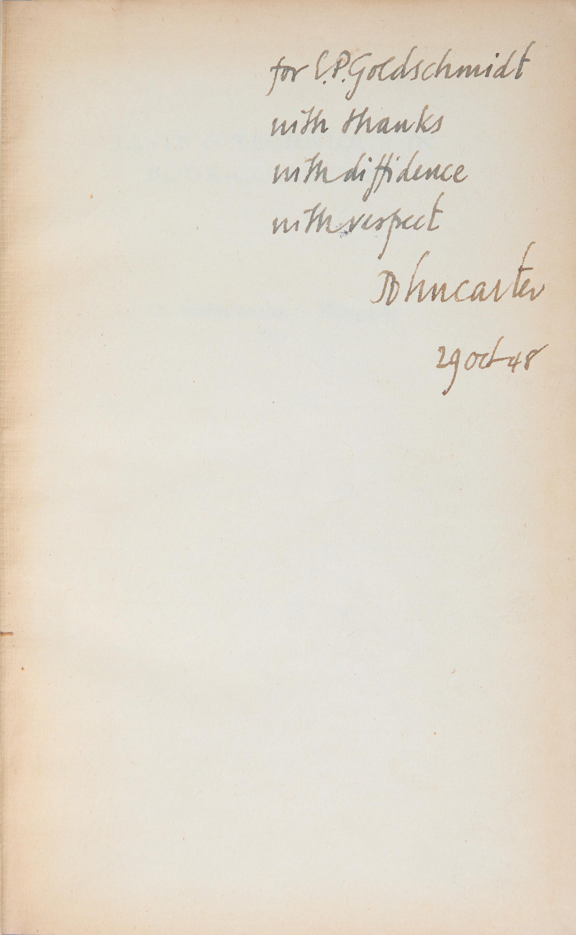 [Books on Books] Group of 3 Works from the Library of Book Collector Ernest P. Goldschmidt