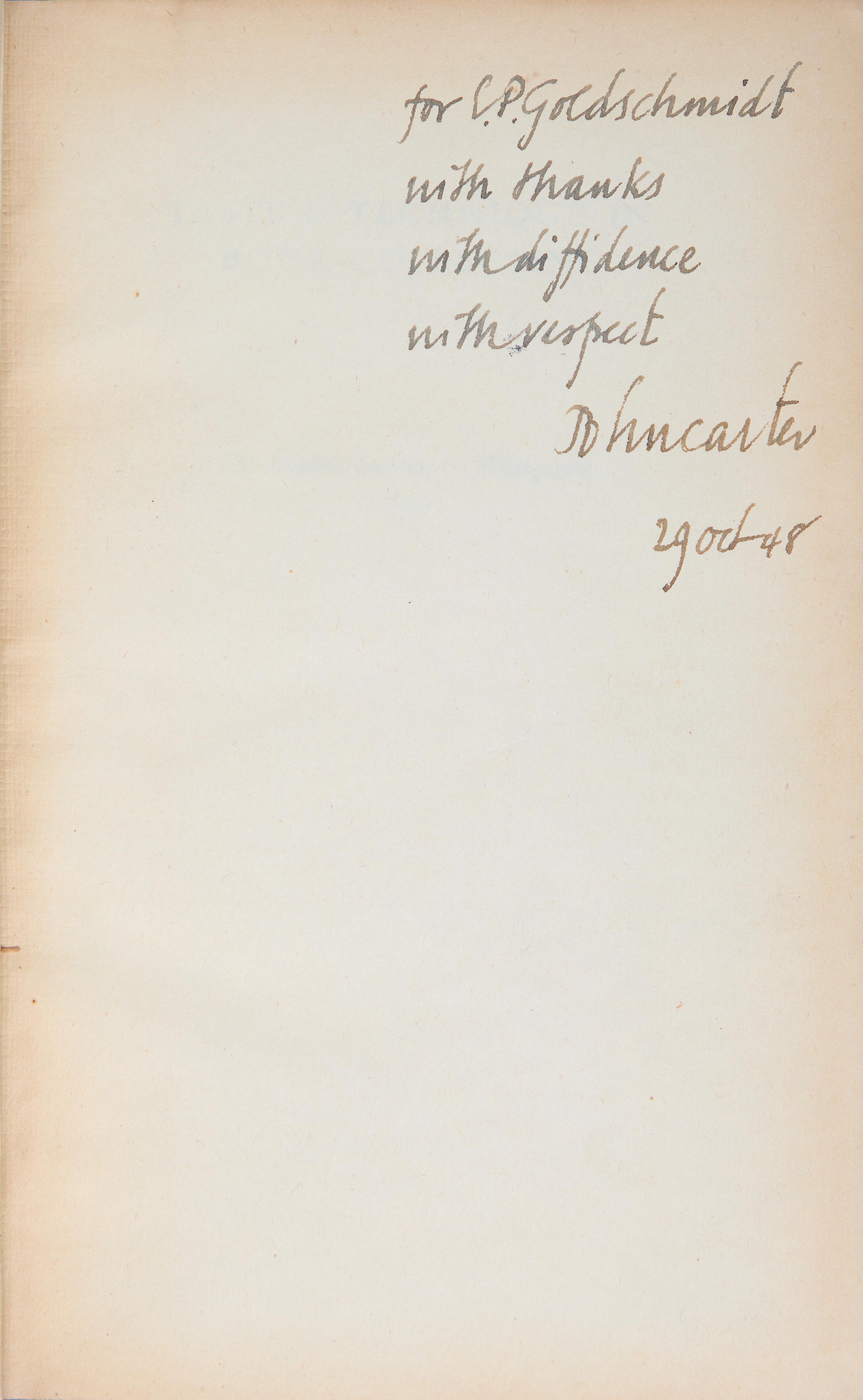 [Books on Books] Group of 3 Works from the Library of Book Collector Ernest P. Goldschmidt