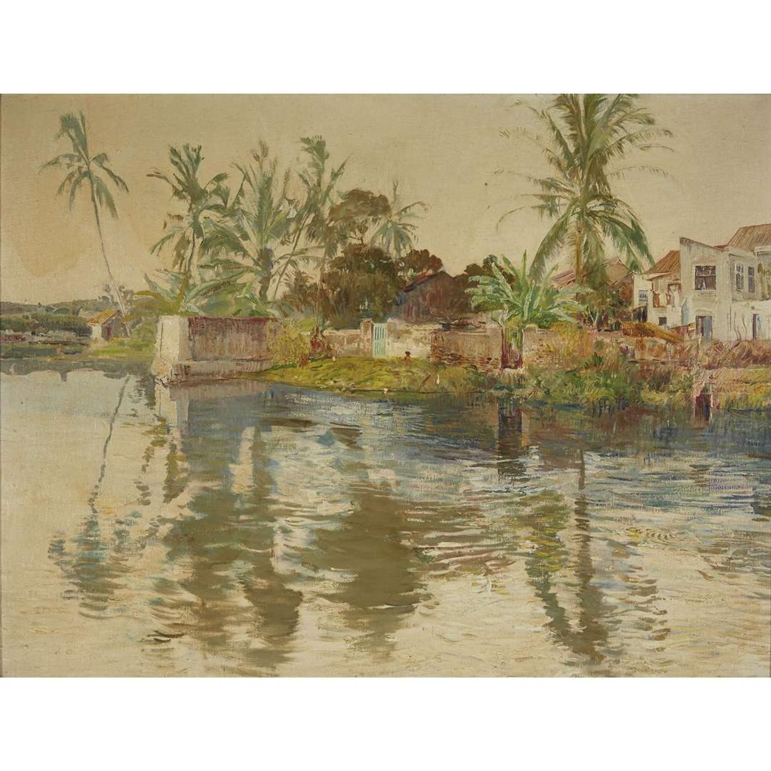 GIULIO ARISTIDE SARTORIO (ITALIAN 1860-1932) "BRASILE"