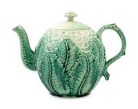 An English Creamware Teapot