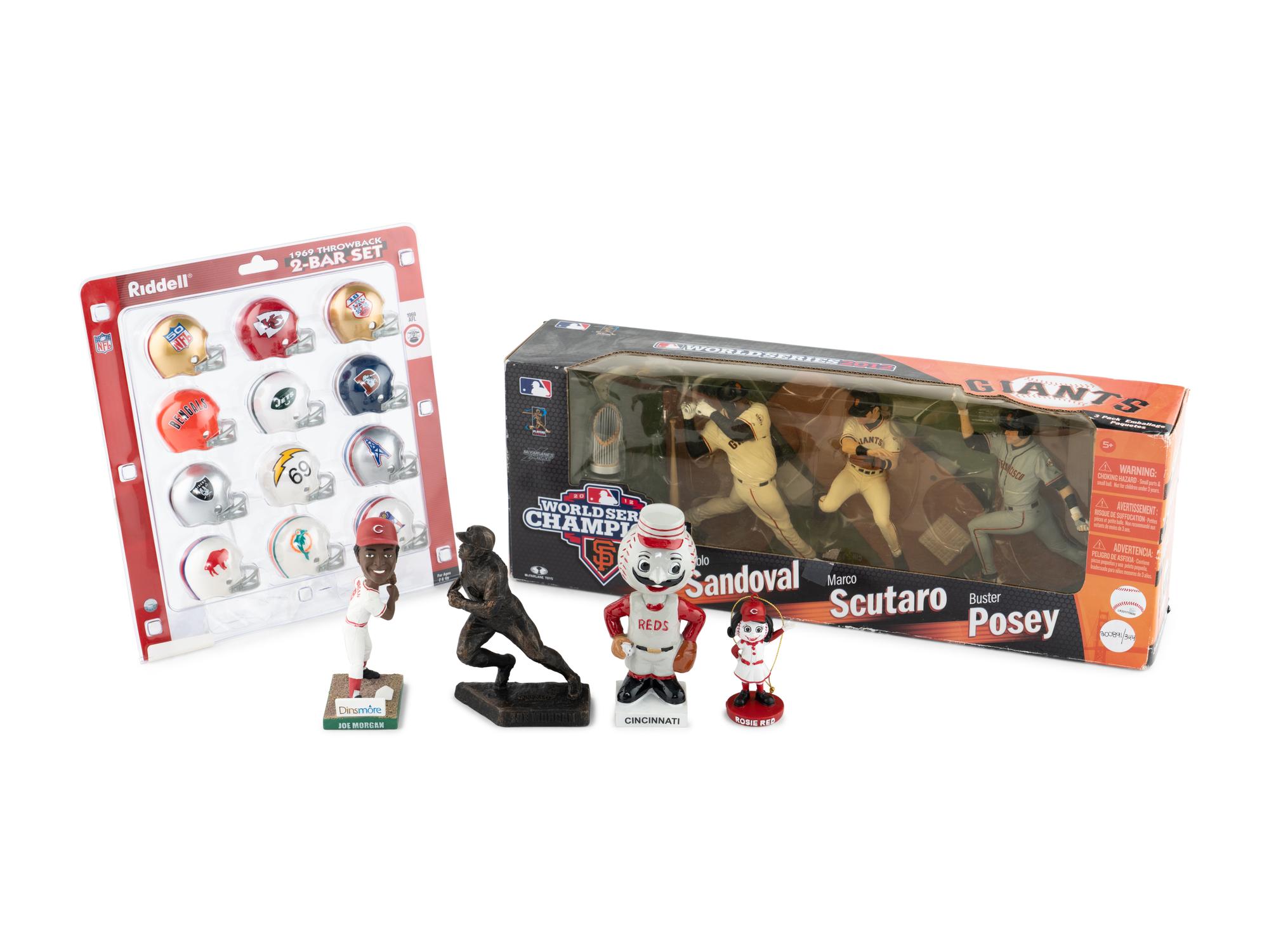 A Large Group of Assorted Sports Collectibles Including Multiple Autographs,