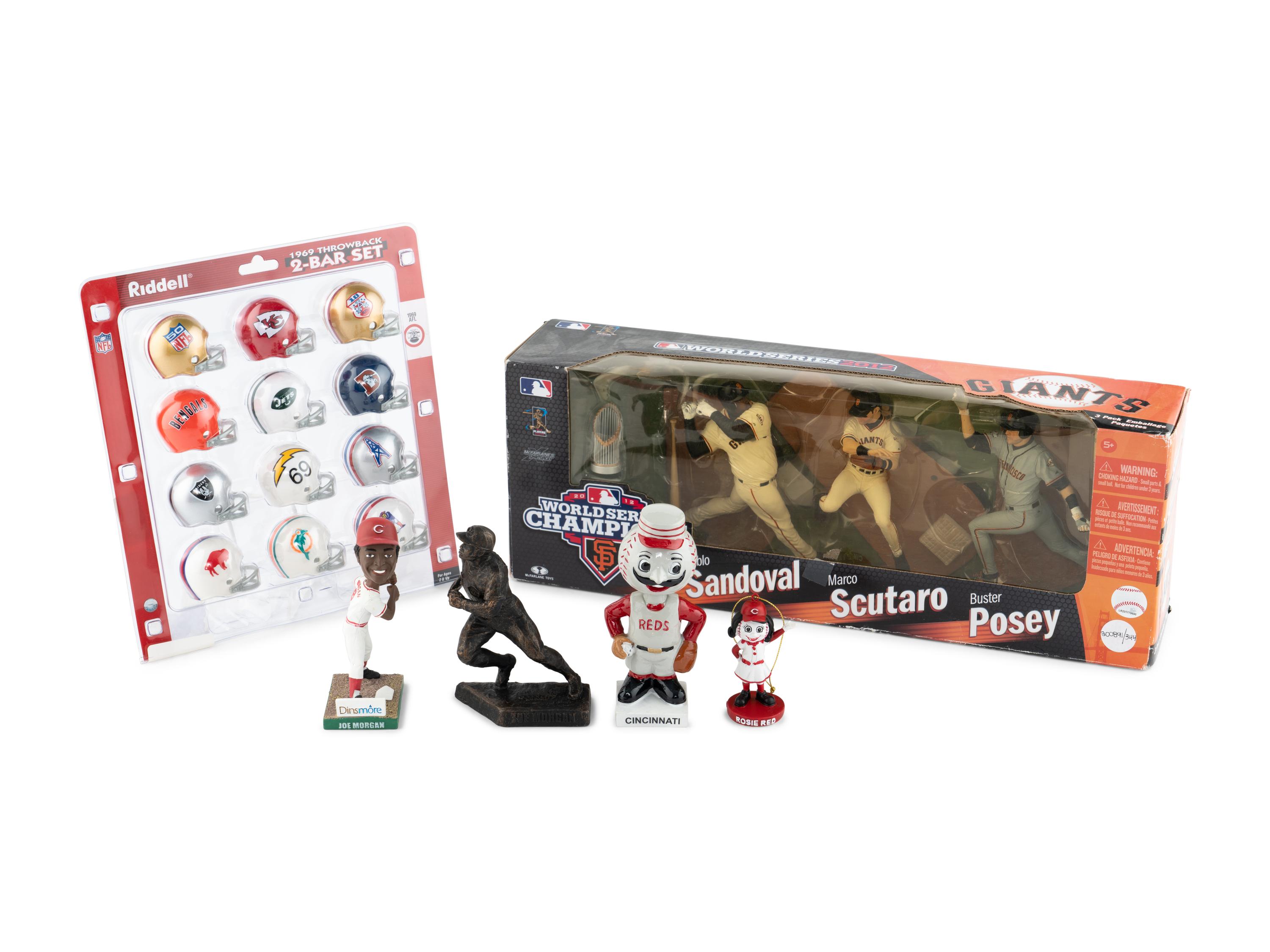 A Large Group of Assorted Sports Collectibles Including Multiple Autographs,