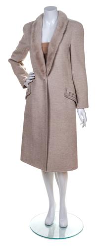 A Valentino Oatmeal Skirt Ensemble, Size 10.