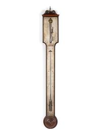 An RegencyMahogany Stick Barometer