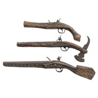 Lot of Three Reproduction Ottoman Display Pistols