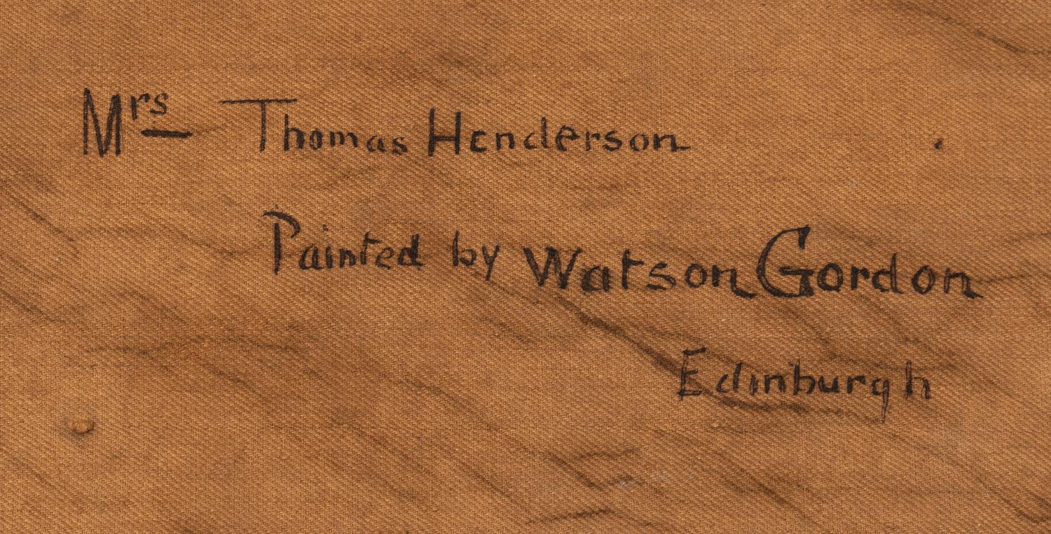 Portrait of Elizabeth Mack, also known as Mrs. Thomas Henderson, of Press Castle, Edinburgh