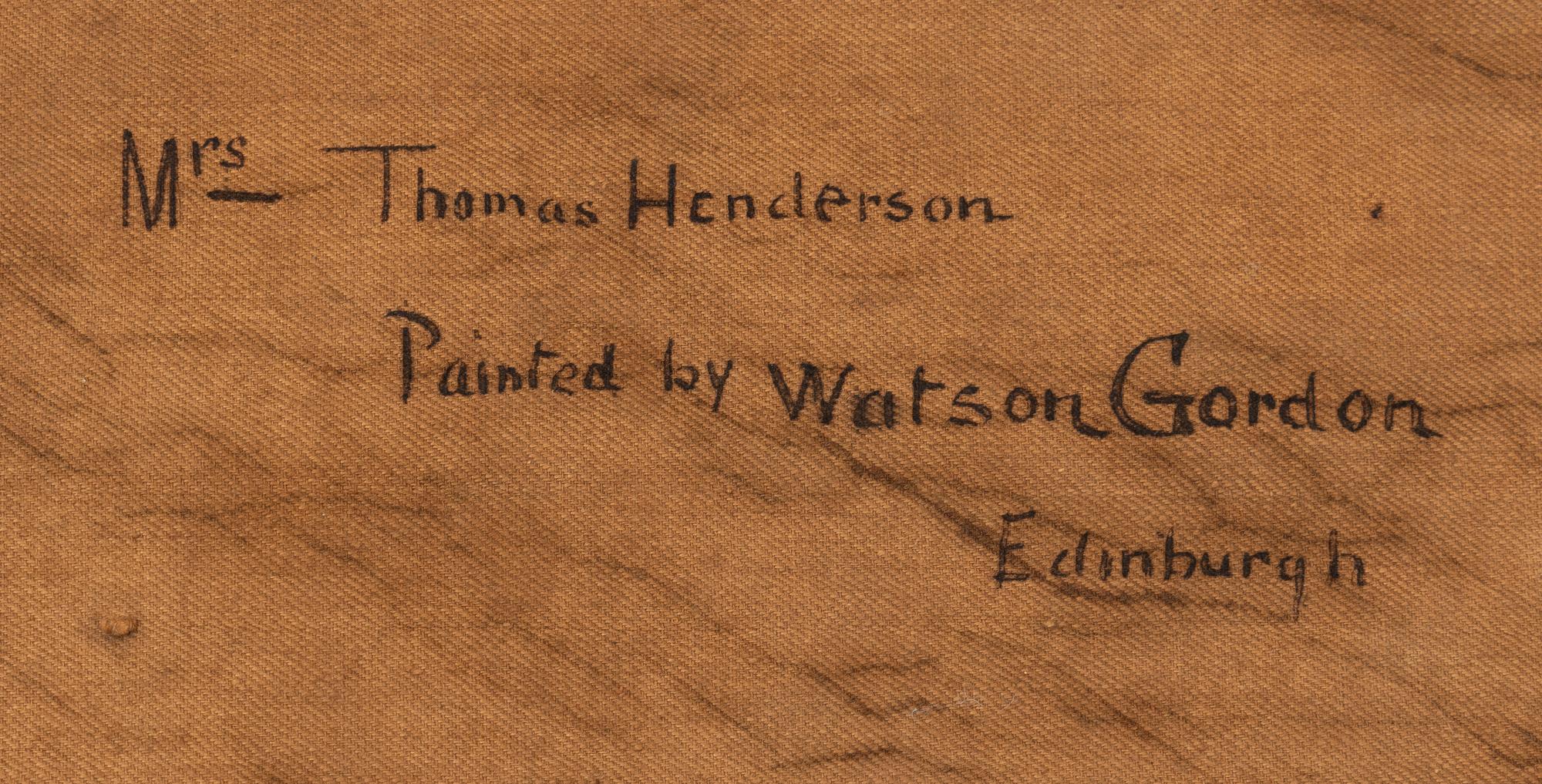 Portrait of Elizabeth Mack, also known as Mrs. Thomas Henderson, of Press Castle, Edinburgh