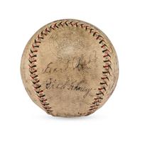 A 1929 Los Angeles Angels Team Signed Autograph Baseball