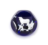 Baccarat, , a Taurus zodiac paperweight