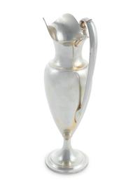 A Large American Silver Presentation Ewer