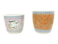 Two Chinese Glazed Ceramic Jardinières