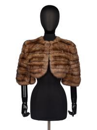 Dennis Basso, Cropped Sable Bolero