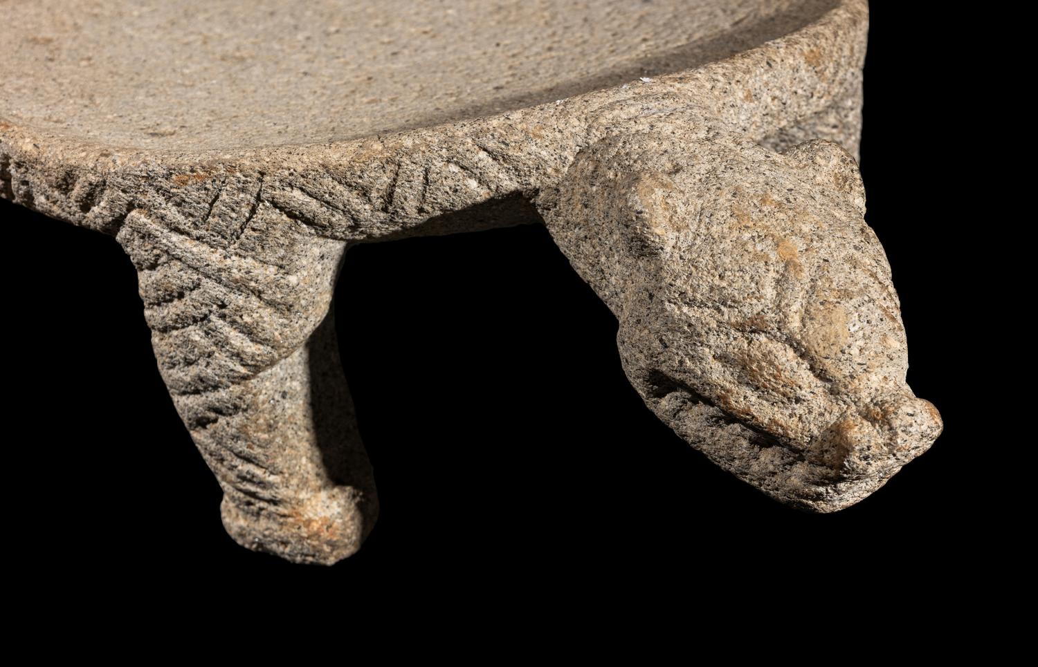 Four Costa Rican Greystone Metates