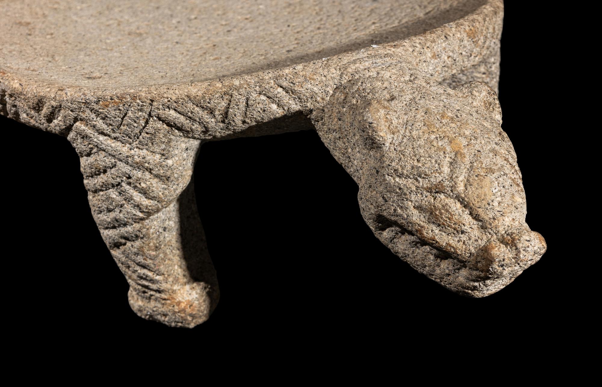 Four Costa Rican Greystone Metates