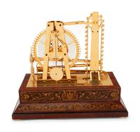 A Brass Congreve Waterwheel Clock