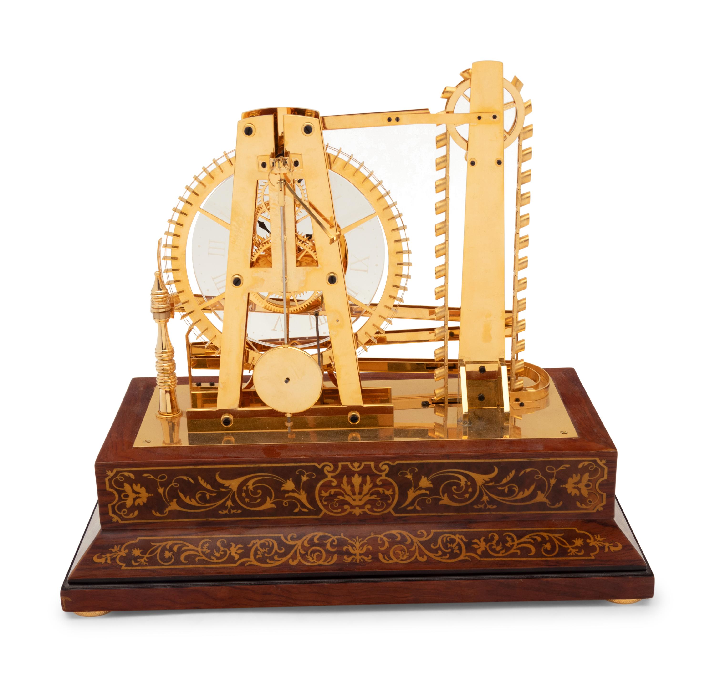 A Brass Congreve Waterwheel Clock