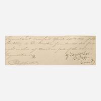 [Presidential] Taylor, Zachary Manuscript Document, signed