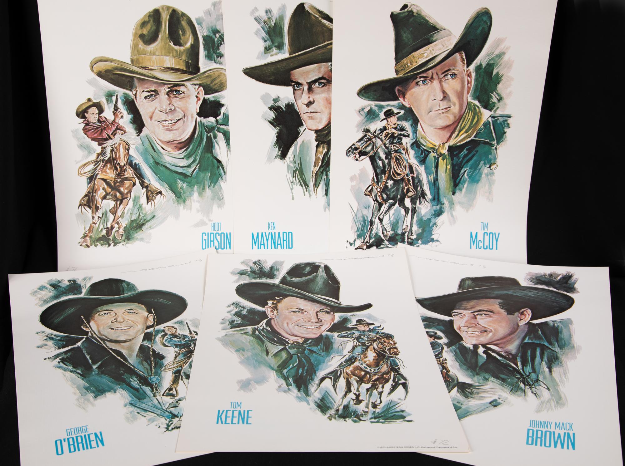 John Ford's Cowboy Kings of Western Fame: The Famous Western Stars Series, Portfolio 242/500