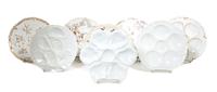 A Collection of Haviland Porcelain Plates Diameter 9 inches.