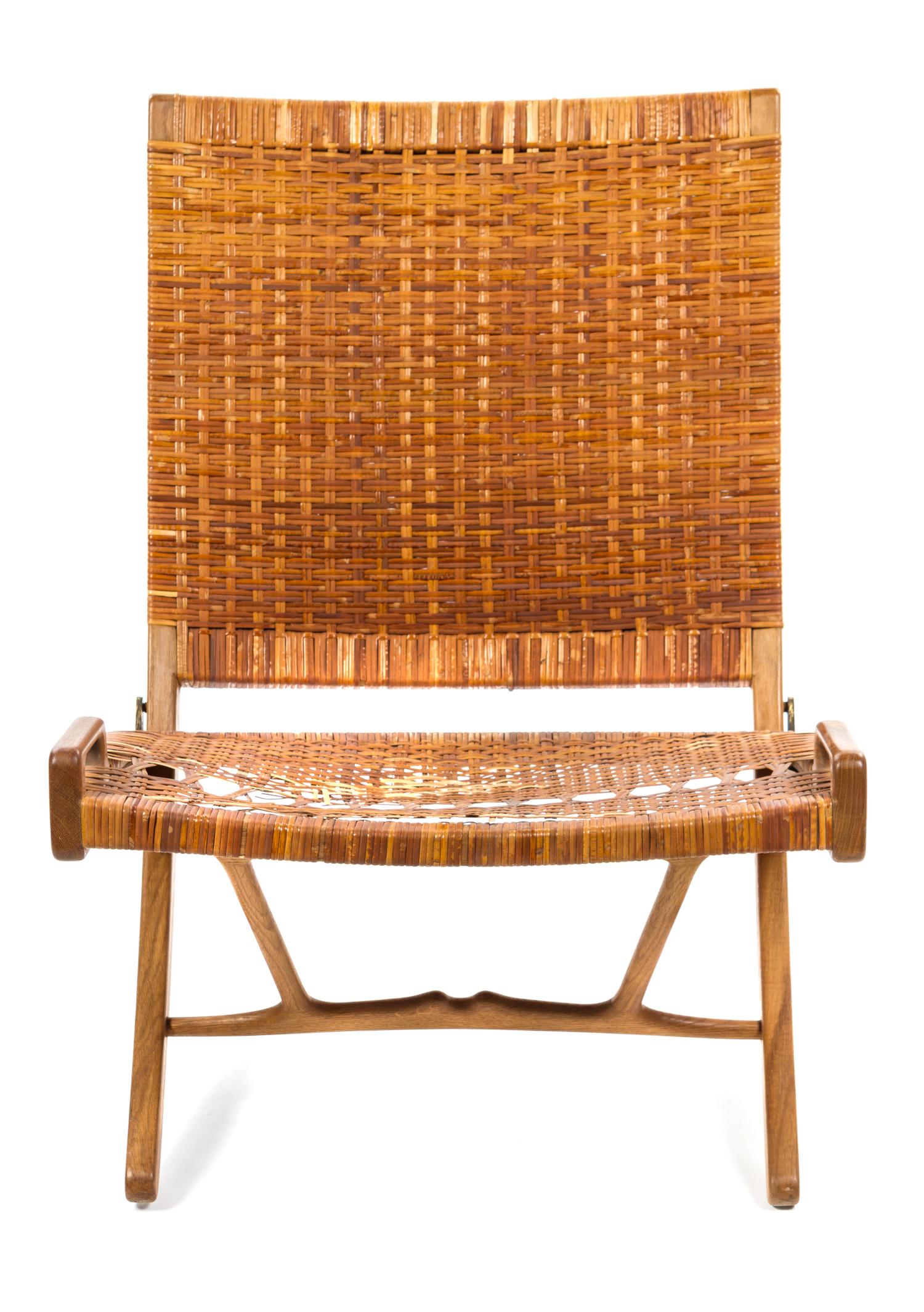A Hans Wegner Walnut Side Chair Height 30 inches. — CIRCA 1949