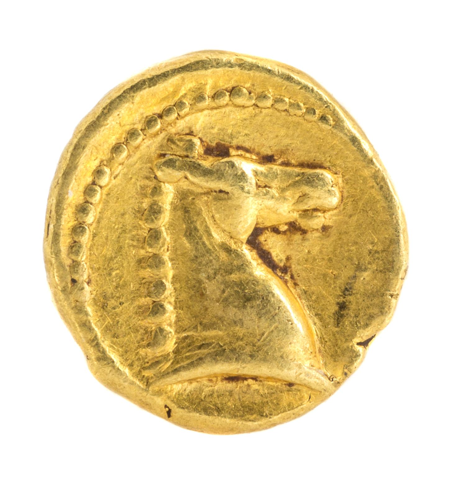 Carthage (4th century BCE), Gold Tenth Stater — Gold Tenth Stater